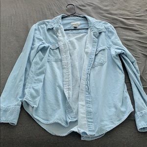 Denim chambray shirt